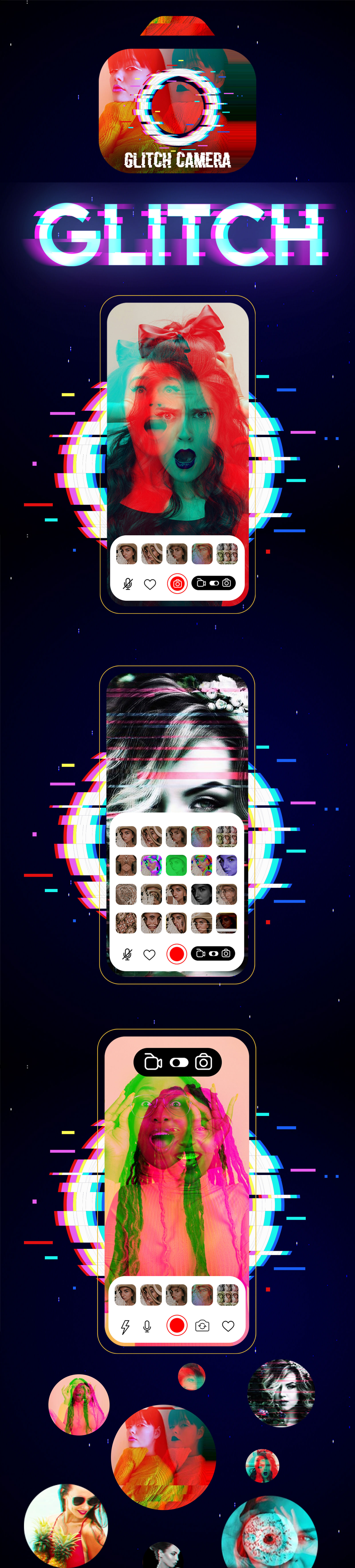 Glitch Video Effect - Glitch Photo Effect - Glitch Cam Video Editor - Glitch Lab - Glitch Studio